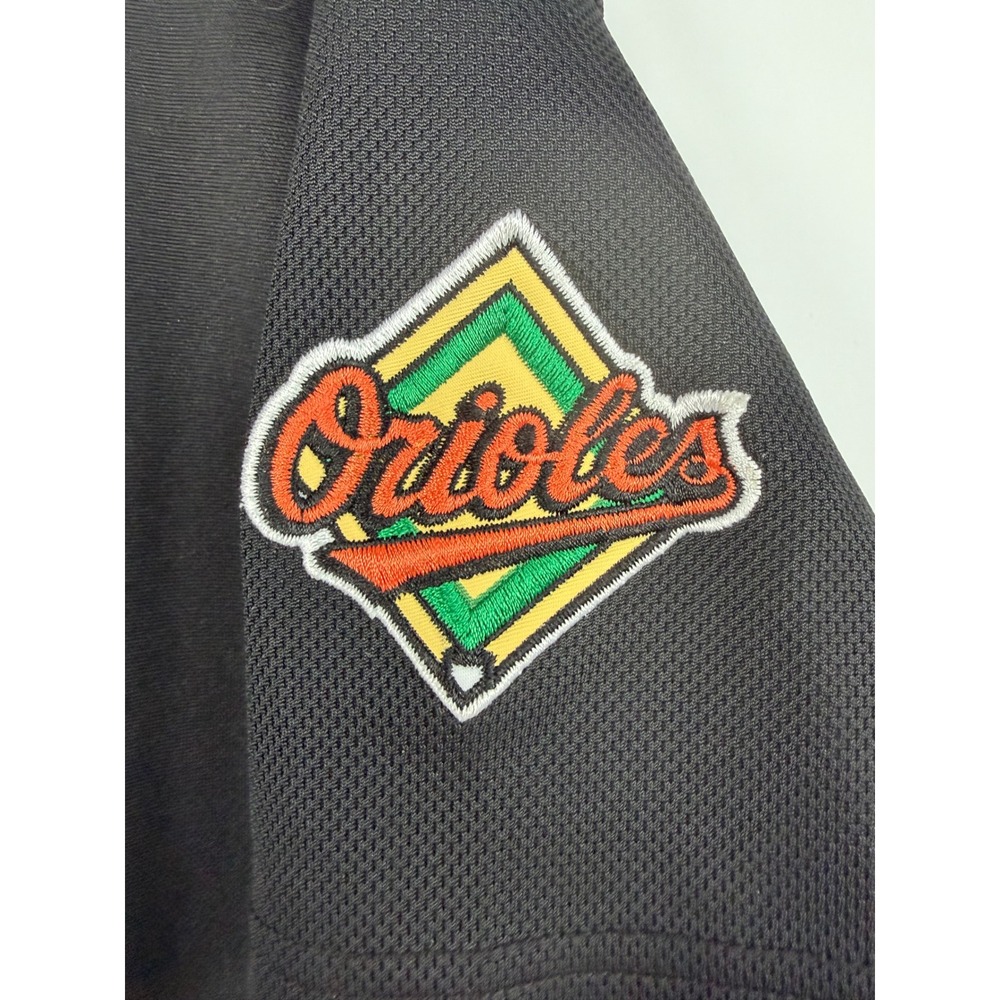 Nike Miguel Tejada Orioles Jersey Black Orange Youth Kids 16-18 MLB Baseball - Picture 3 of 13
